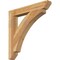 Ekena Millwork Thorton Slat Rough Sawn Bracket, Western Red Cedar, 4"W x 30"D x 30"H BKT04X30X30THR06RWR - alternate 1